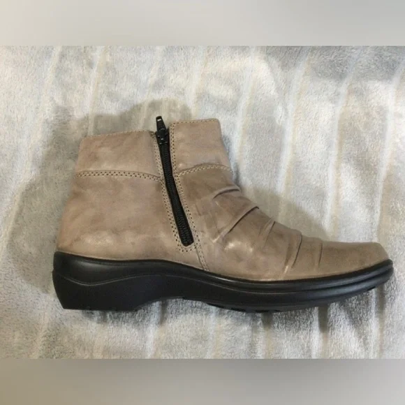 Romika Ibiza 106 Graphite Leather Ankle Boots EU 37 US 6 to 6.5 - Picture 7 of 10